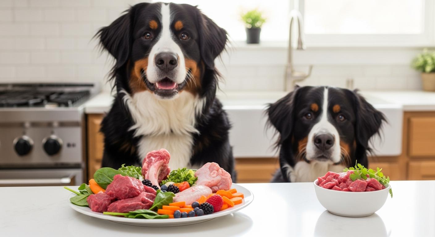 co je dieta barf a proč je vhodná pro bovaro del bernese