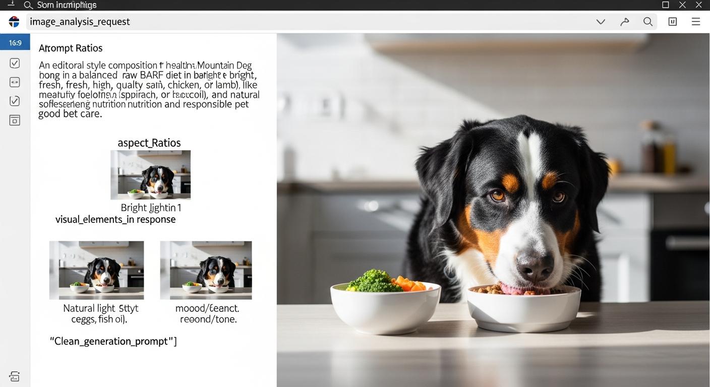 základní nutriční potřeby bovaro del bernese při dietě barf