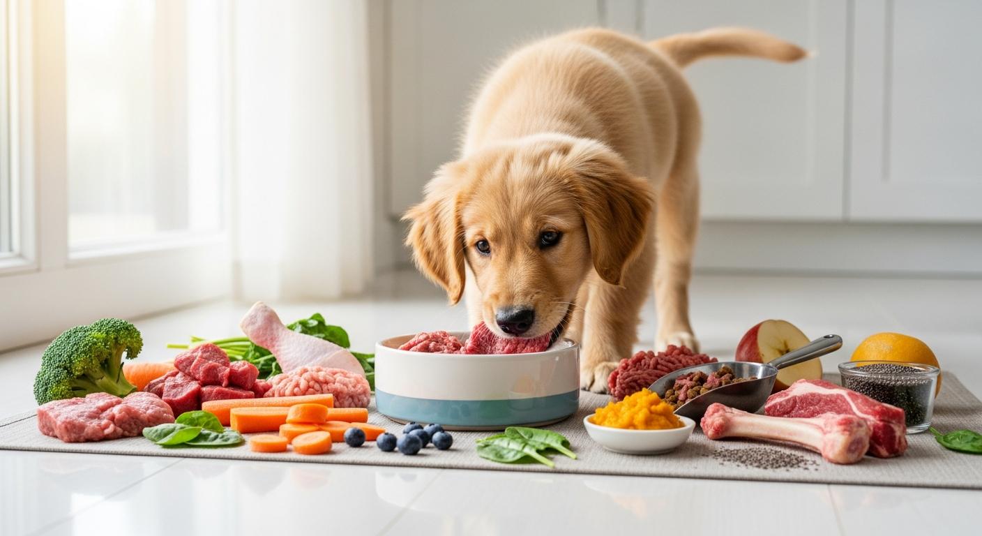 co je dieta barf a proč je vhodná pro štěňata