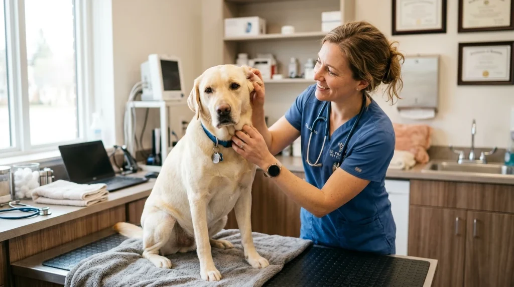 Léky na průjem u psa a veterinární péče